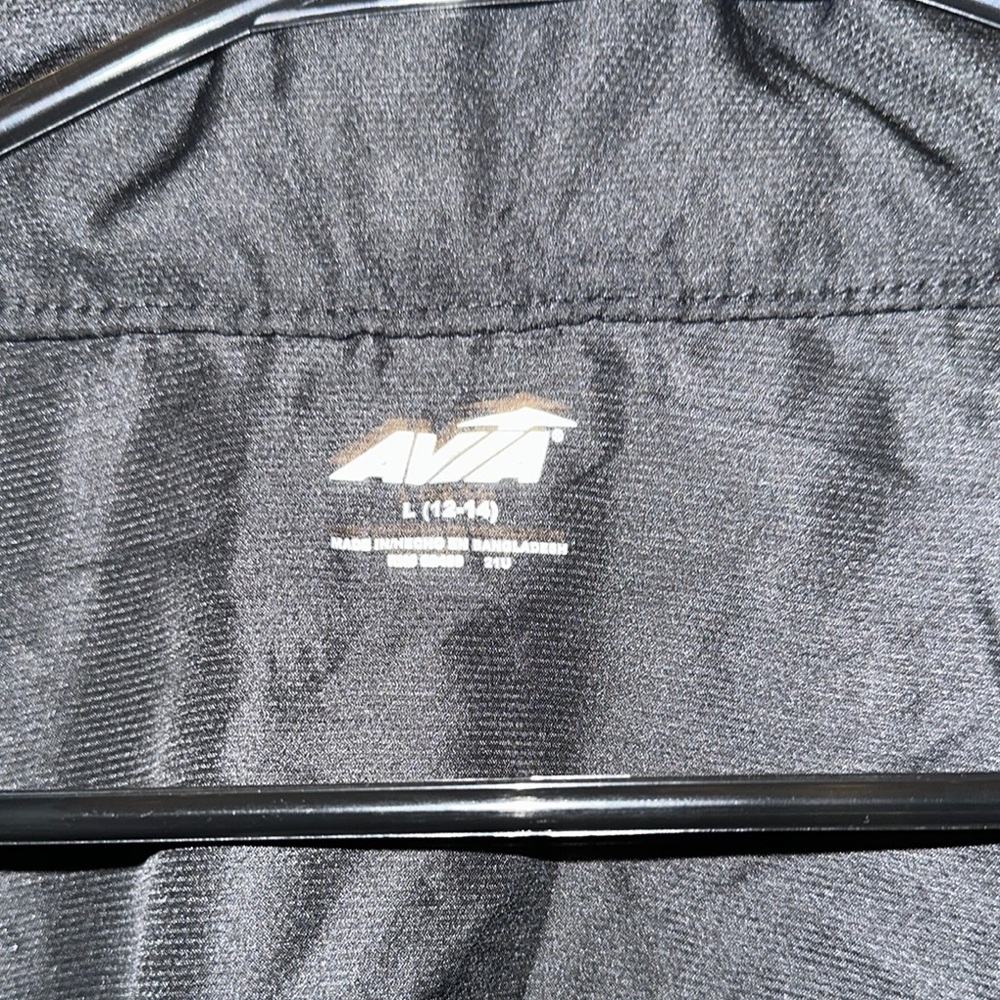 Black Utility Jacket with Wide Collar and Comfortable Fit - Picture 2 of 5